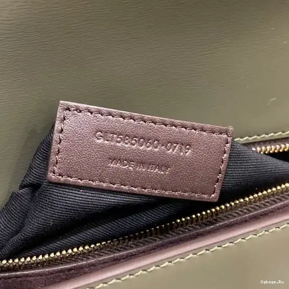 LEATHER IN CARRE SATCHEL SMOOTH LOULOU YSL 0528
